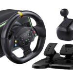 Vô Lăng Chơi Game GOG R808 ABS – Vòng Quay 1080 Độ, Kèm Hộp Số & Bàn Đạp Nhựa