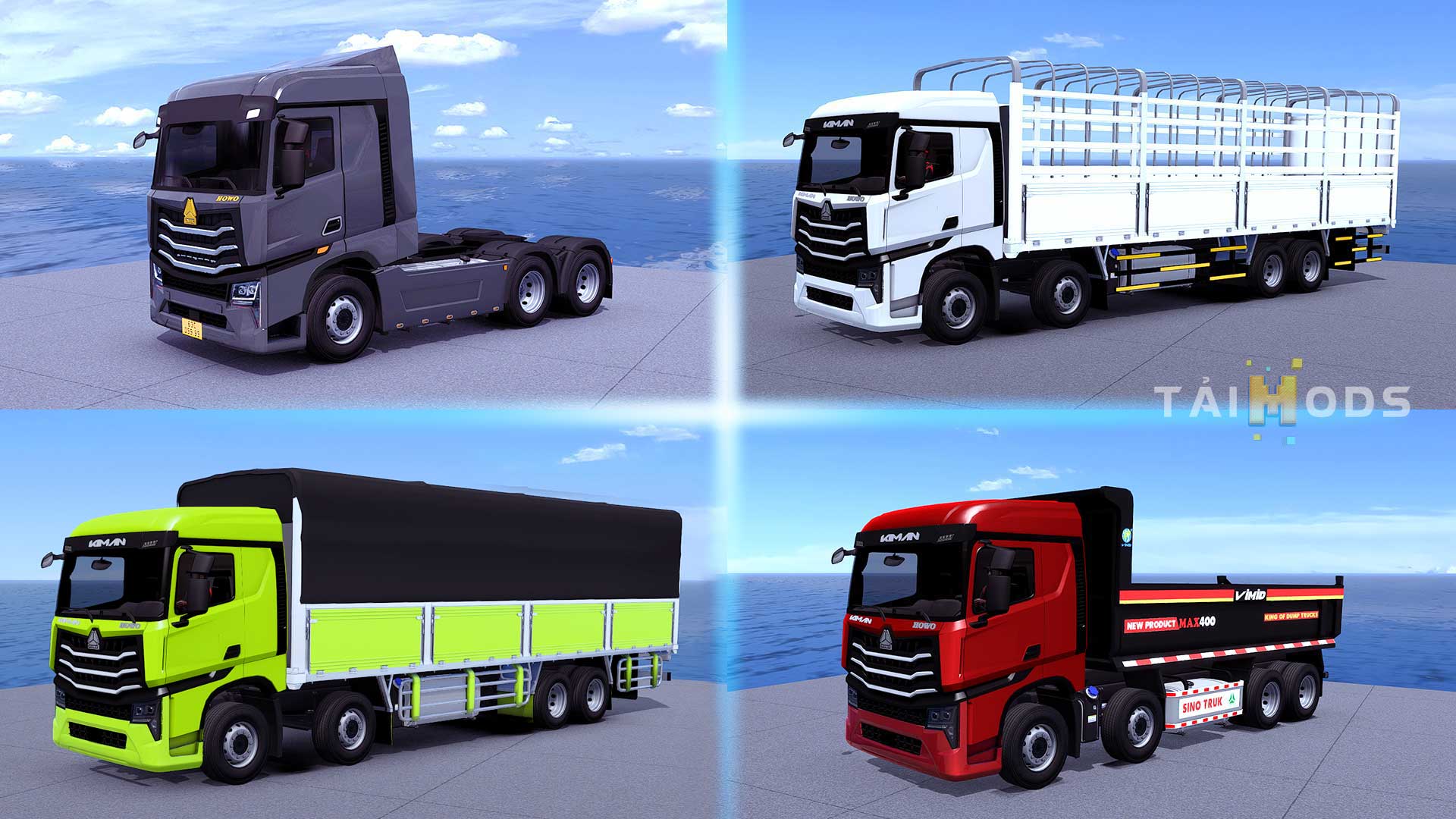 MOD ETS2 – Xe Tải Howo Max MOD ETS2 – Xe Tải Howo Max