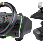 Vô Lăng Chơi Game GOG R808 Metal – Vòng Quay 1080 Độ, Kèm Hộp Số & Bàn Đạp Kim Loại
